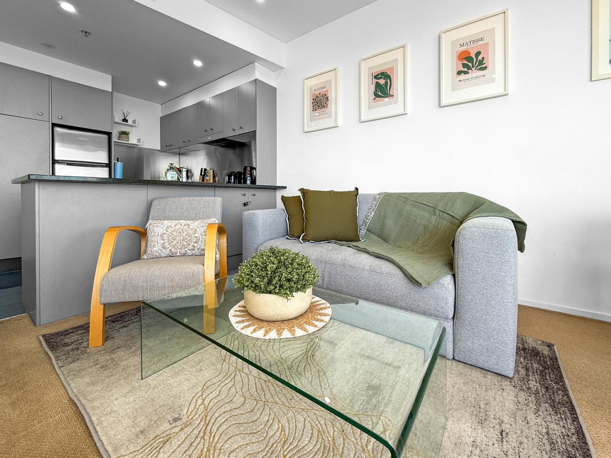 Le Mirage- Stylish, Central Apartment With Pools, Sauna, More Окленд Экстерьер фото